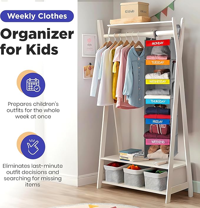 Handy Laundry Hanging Clothes Organizer