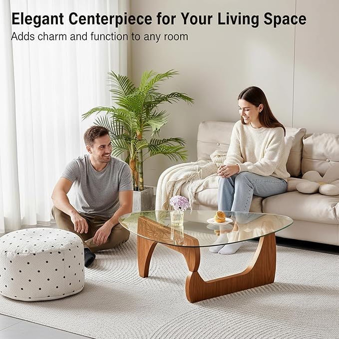 Coffee Table for Living Room, Mid Century Modern Coffee Table