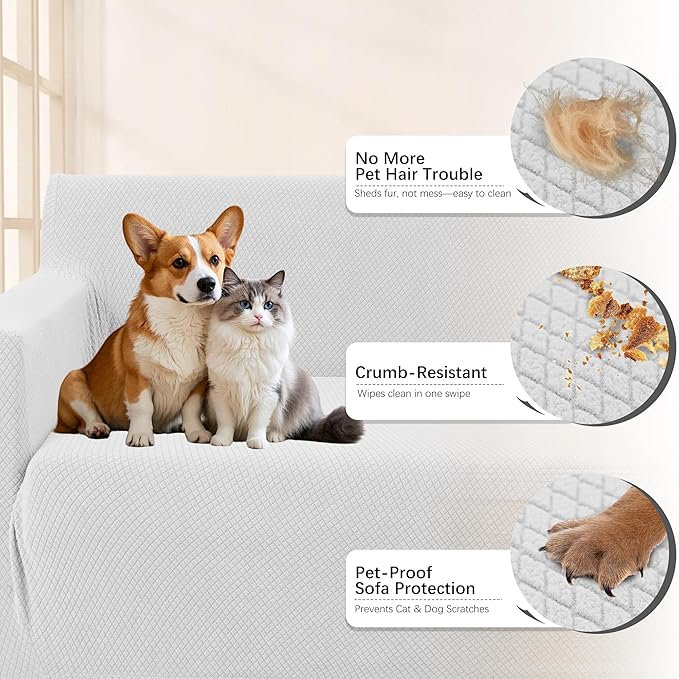 Arfntevss Stretch Sectional Couch Covers L Shaped Corner Sectional Sofa Cover