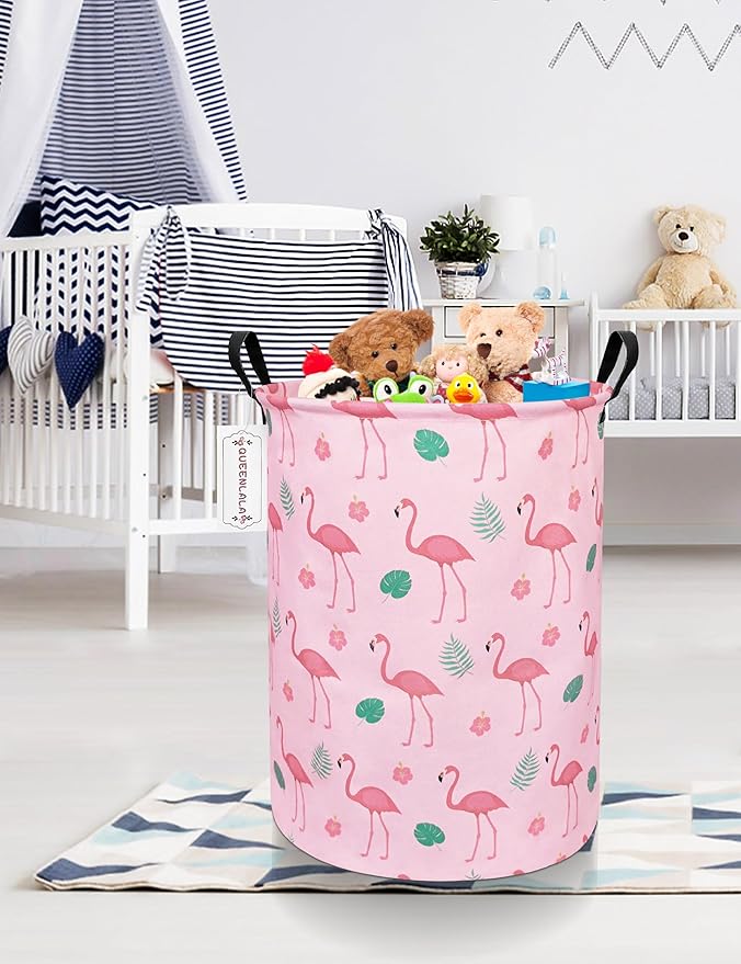 QUEENLALA Large Storage Basket, Laundry Hamper/Bathroom/Home Decor/Collapsible