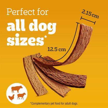 Pedigree Schmackos Dog Treats Meat Variety 110 Stick, Transparent, 790 g (Pack of 1)