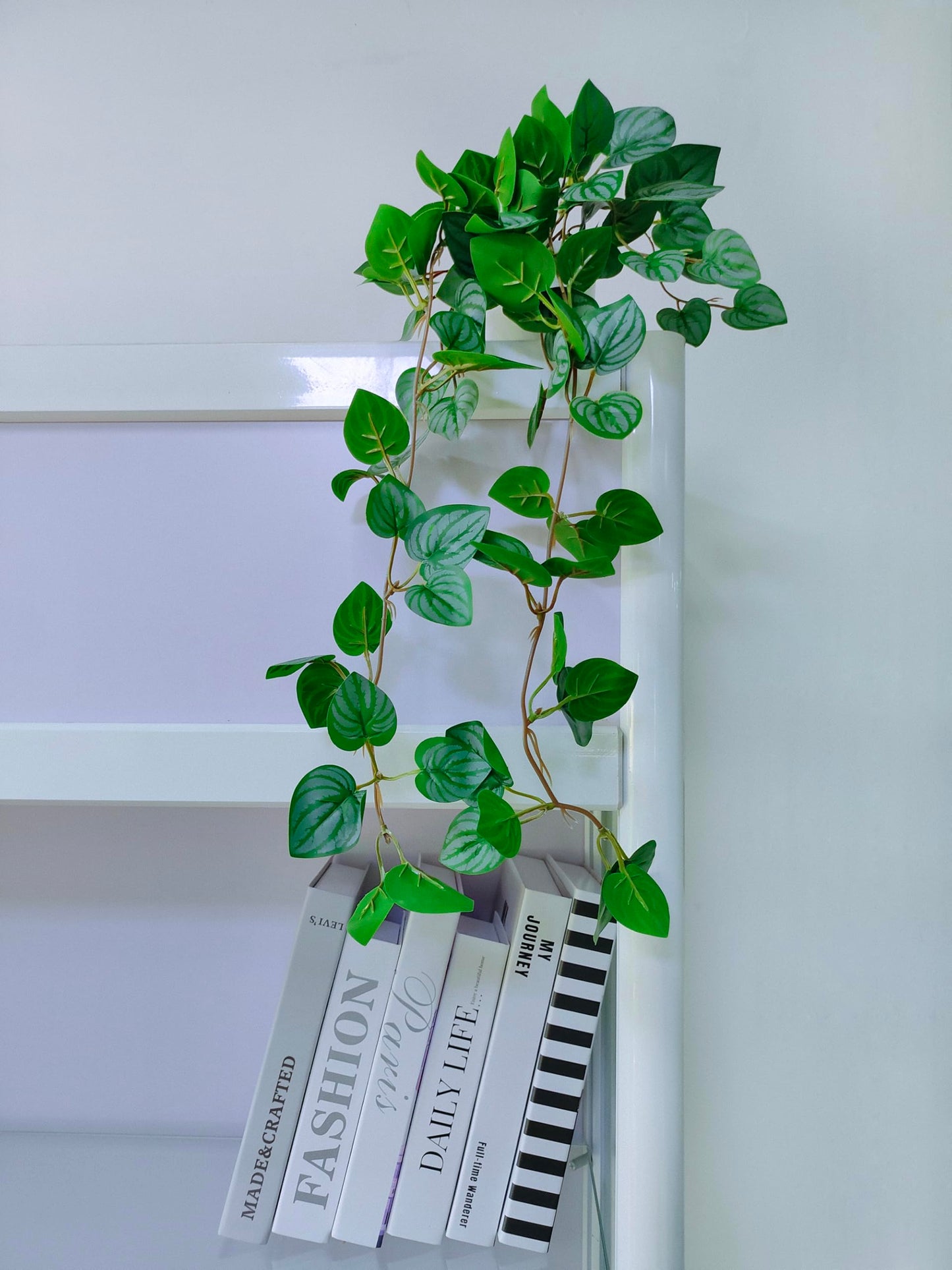 Kiko Artificial Plant Trailing with Pot 16.5" (42cm) Long Fake Table Plant for Office, Gymnasium Room, Living Room, Dinner Room, and Home Decoration, Artificial Plant for Indoors.