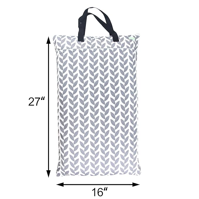 wegreeco Reusable Hanging Wet Dry Cloth Diaper Bag