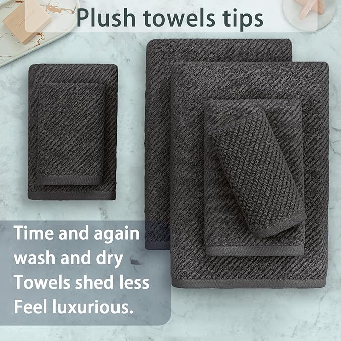 VOOVA & MOVAS Gray Towels