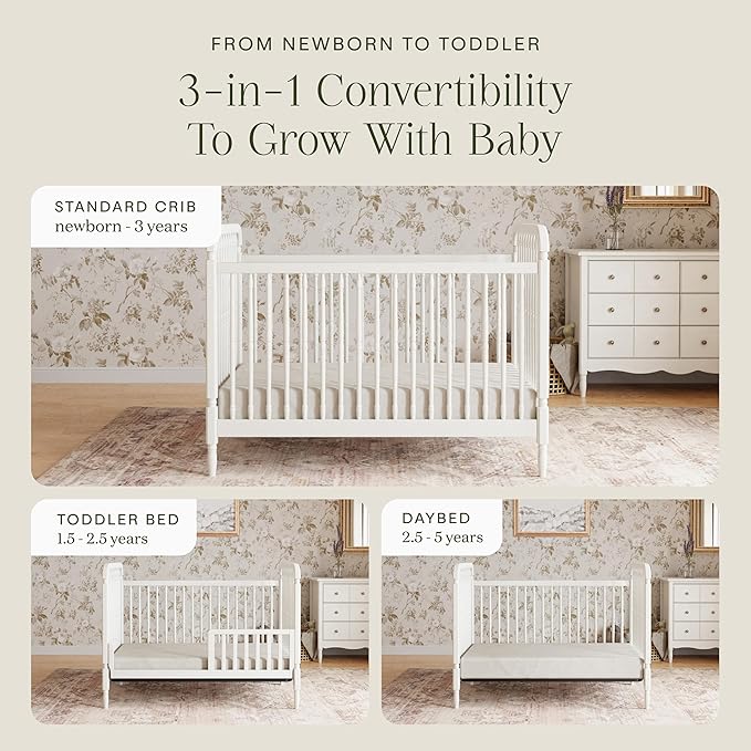 Namesake Liberty 3-in-1 Convertible Baby Crib