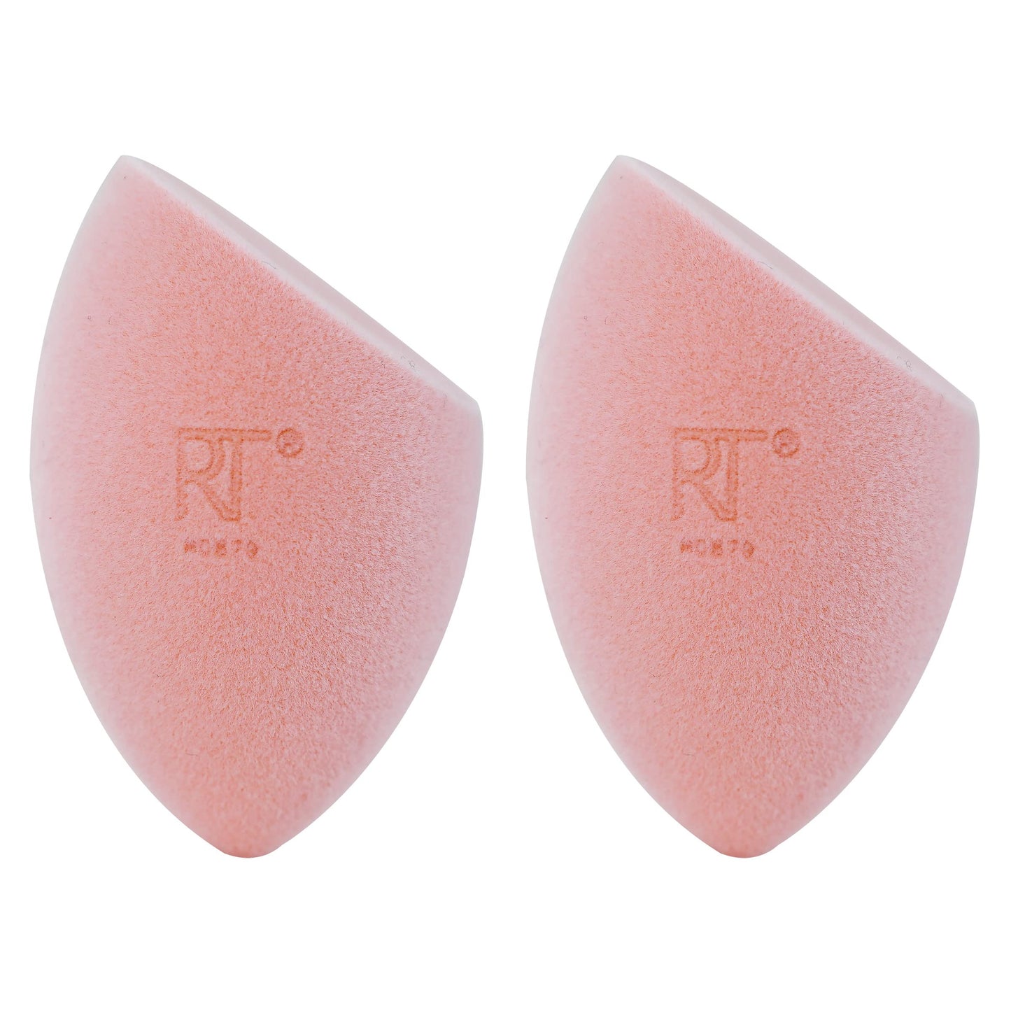 Real Techniques Iconic Blend + Set Makeup Sponge Duo, Makeup Blending Sponges, For Liquid, Cream, & Powder, Cloud Skin, Powder Sponge & Foundation Sponge, Latex-Free, Vegan & Cruelty Free, 2 Count