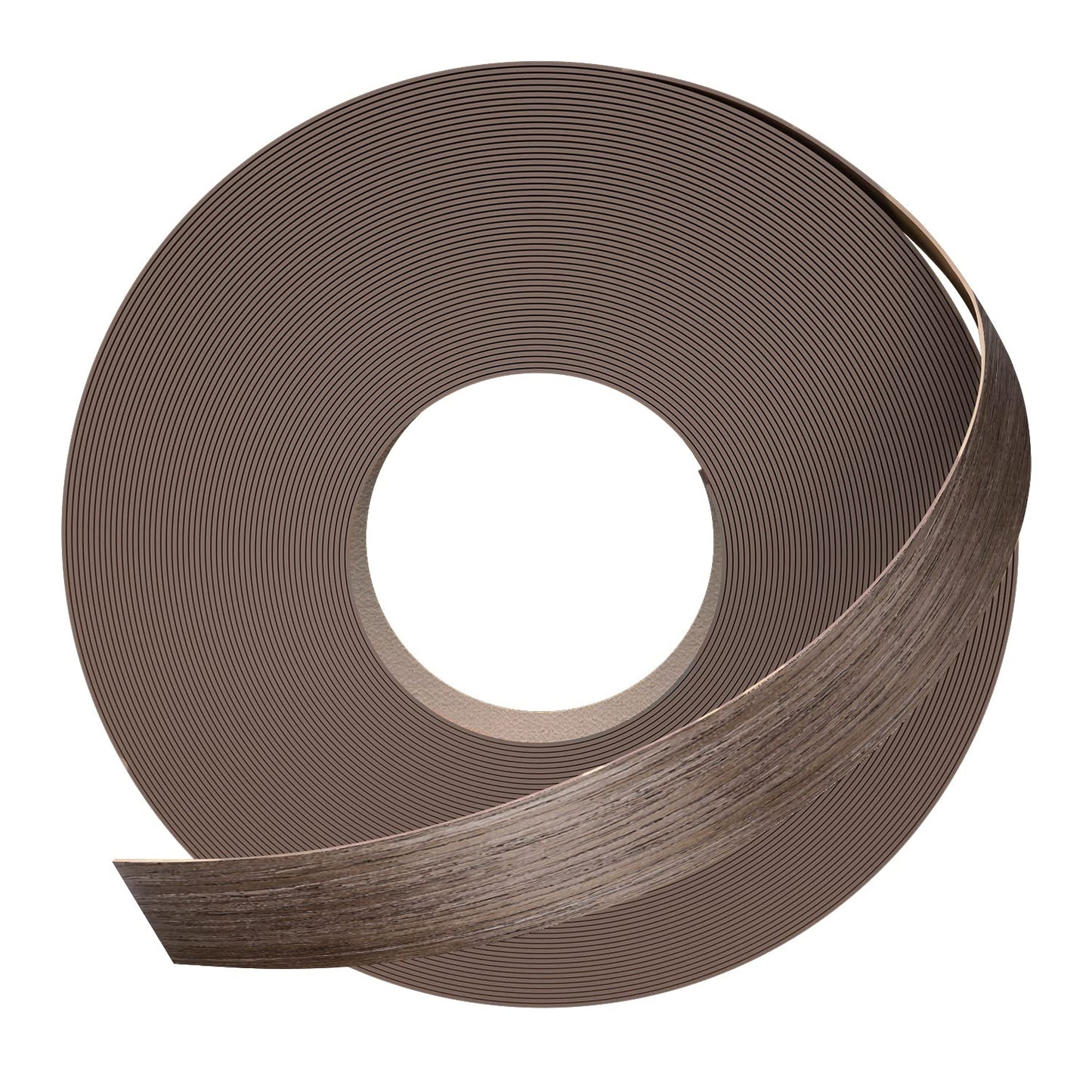 GSCIT Club Walnut Edge Banding, 16mm x 15.24m roll of Veneer Edge Banding -Pre-glued Flexible, Real Wood Tape Banding for Cabinet Repair Furniture Restoration