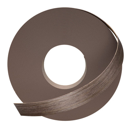 GSCIT Club Walnut Edge Banding, 16mm x 15.24m roll of Veneer Edge Banding -Pre-glued Flexible, Real Wood Tape Banding for Cabinet Repair Furniture Restoration