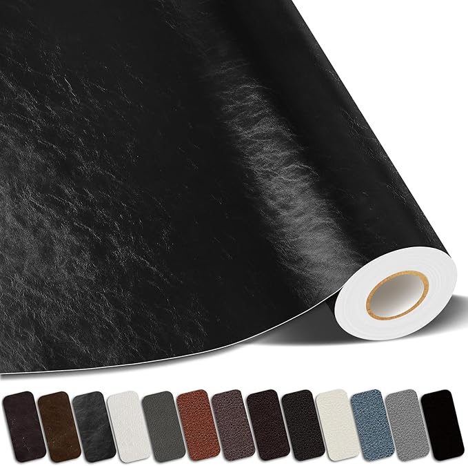 Leather Repair Patches, 3.5X79 Inch Self-Adhesive Leather Repair Tape, Stretch