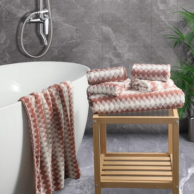 Bath Towel Set 4 Pack-35x70 Towel, Extra Large Bath Sheet Ultra Soft Bathroom