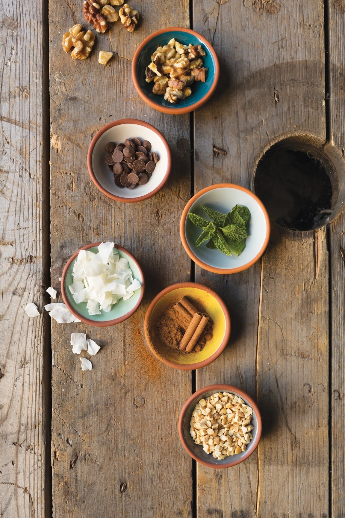 Now Designs Terracotta Pinch Bowl Set, Soy Sauce Dish, Set of 6, 1 oz, Multicolor