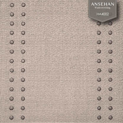 Ansehan Hand-Crafted Wallcovering HA4002 Droplets Stripe 36" W x8 Yard L Textured, Modern, Non Prepasted Natural Home Décor for Christmas Interior, Morandi Taupe