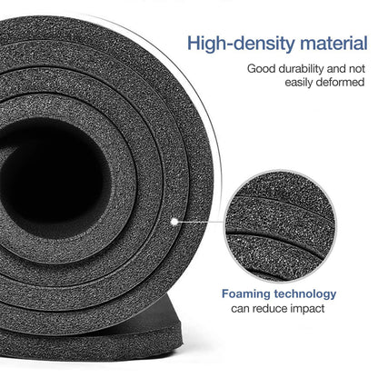 Yoga Mat Non Slip NBR Thick Yoga Mat, 72"L x 32"/24"W x 0.6"/0.4"TH (185cm x 80cm/61cm x 15mm/10mm), Anti-Tear Exercise Mat with Carrying Strap and Bag, Workout Mats for Yoga, Pilates, Floor Exercises