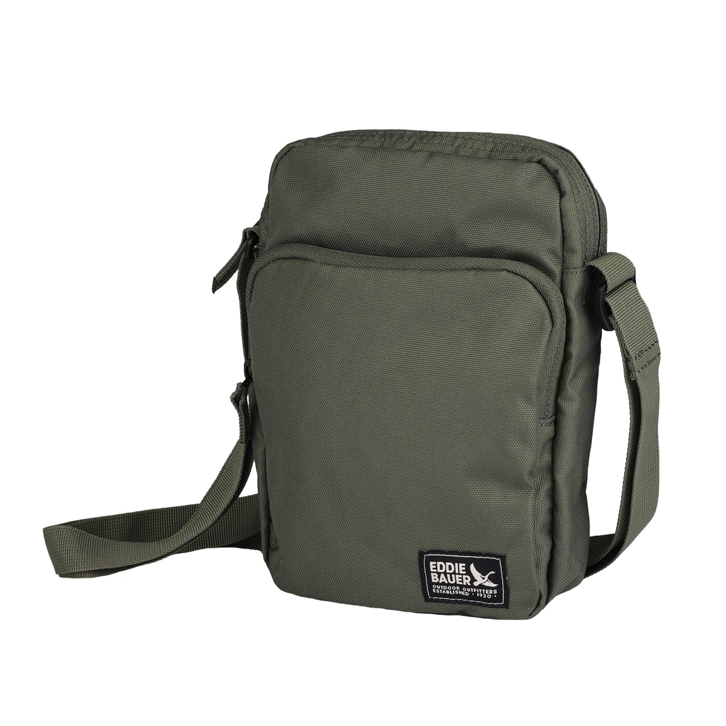 Eddie Bauer Jasper Crossbody Bag with Zippered Main Compartment and Adjustable Shoulder Strap