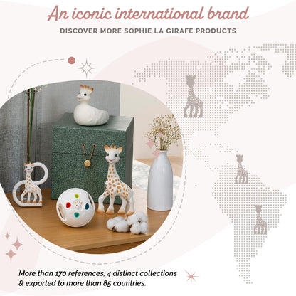 Sophie la girafe Teething Ring | Made from Natural Rubber | Designed for Teething Babies | Awaken All 5 Senses | Easy to Clean