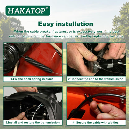 HAKATOP 946-05250 Blade Control Cable for Cub Cadet CC600 MTD Troy-Bilt Lawn Mower Replaces 746-05250 94605250 74605250