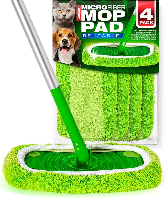 VanDuck Reusable Mop Pads Compatible