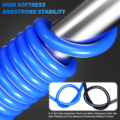 TAILONZ PNEUMATIC Blue 8mm OD 5mm ID Polyurethane PU Air Hose Pipe Tube Kit 10 Meter 32.8ft