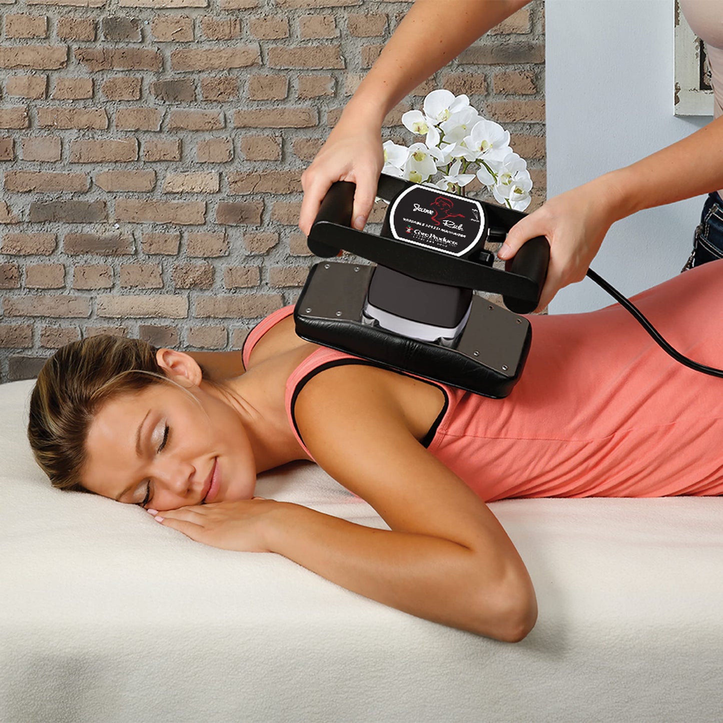 Core Products Jeanie Rub Variable Speed Massager, Deep Tissue Back & Shoulder Massager for Pain Relief, Body Massager for Back, Neck, Lower Back & Cellulite Massage
