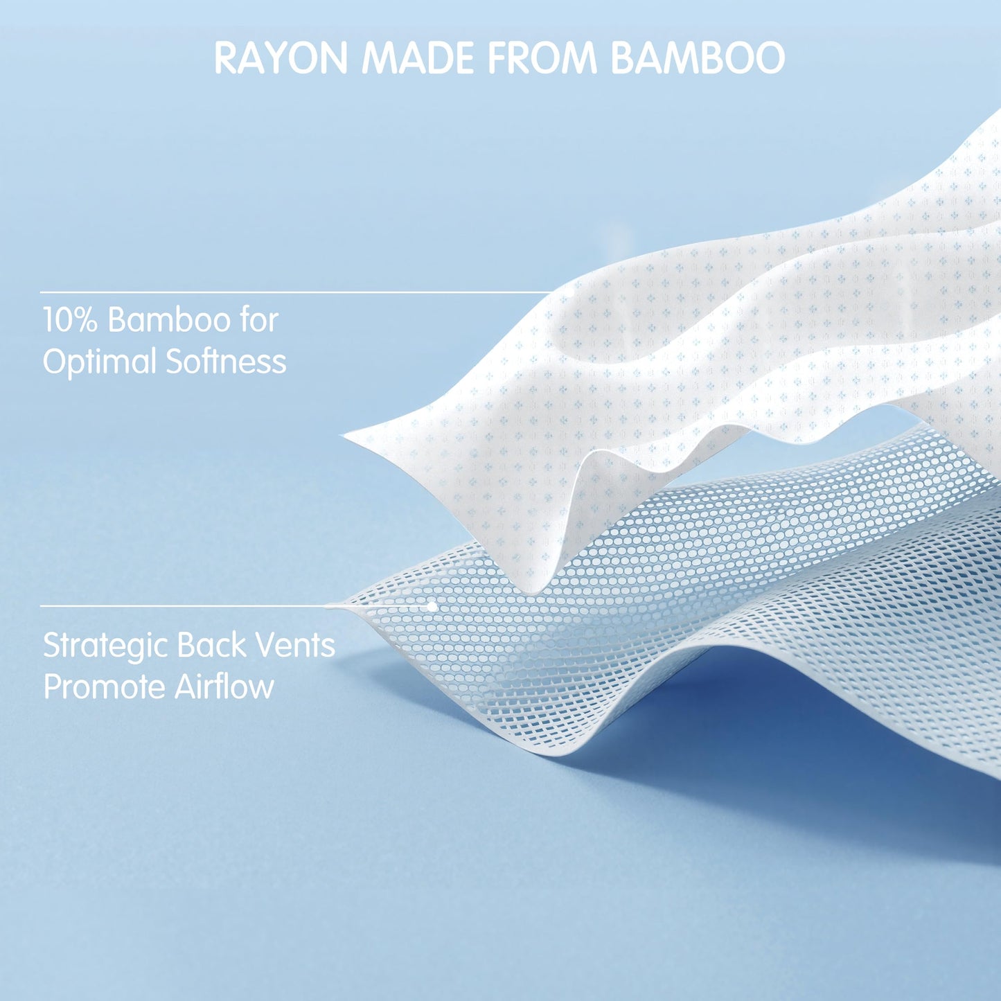 Subrtex Mattress Topper Cover (Only Cover) Mattress Protector Bedding Rayon Made from Bamboo Removable Mattress Encasement Mattress Cover with Zipper (2 Inch, White, Queen)