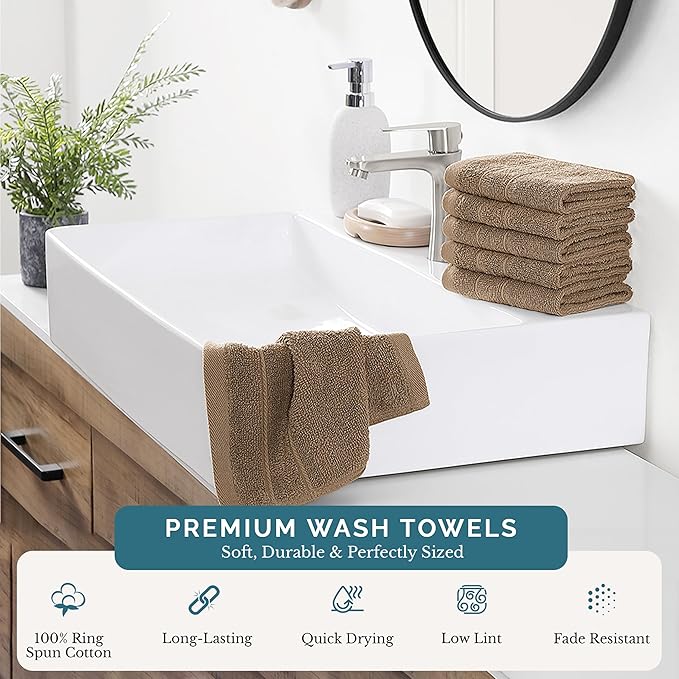 Casa Platino Washcloths Set