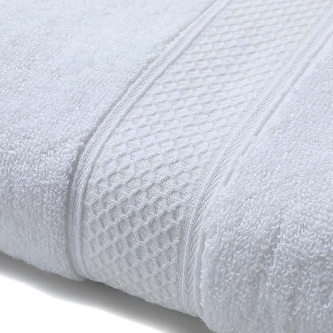 Cotton Bath Towels Set, 2-Piece Set Super Absorbent Quick Drying, Suitable