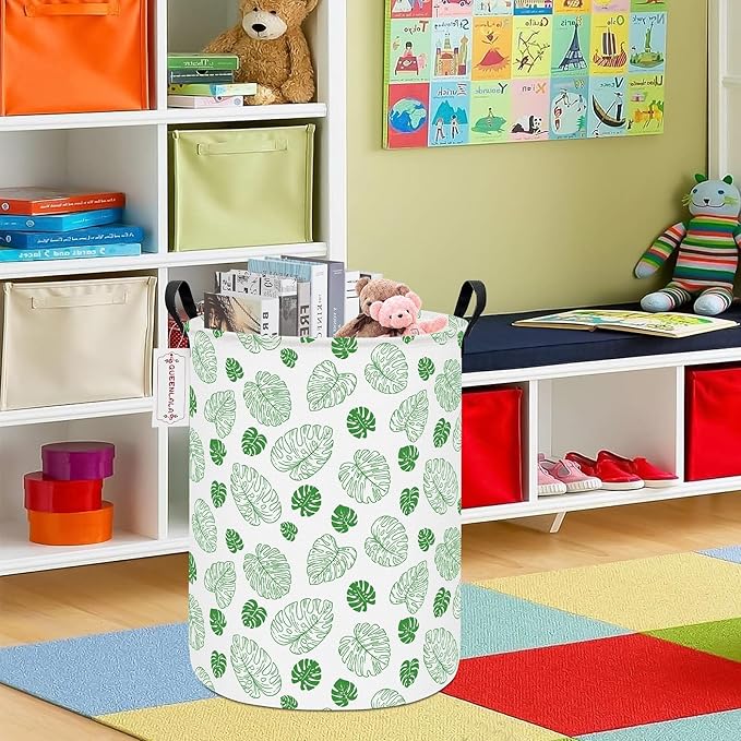 QUEENLALA Large Storage Basket, Laundry Hamper/Bathroom/Home Decor/Collapsible