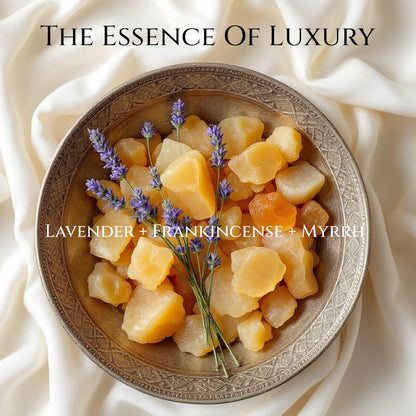 Dream Lotion Candle | Lavender + Frankincense + Myrrh | Massage Candle | Luxury Soy Candle | Aromatherapy Candle | Body Butter | Hand Poured in USA | 9 oz. | Sweet Mana