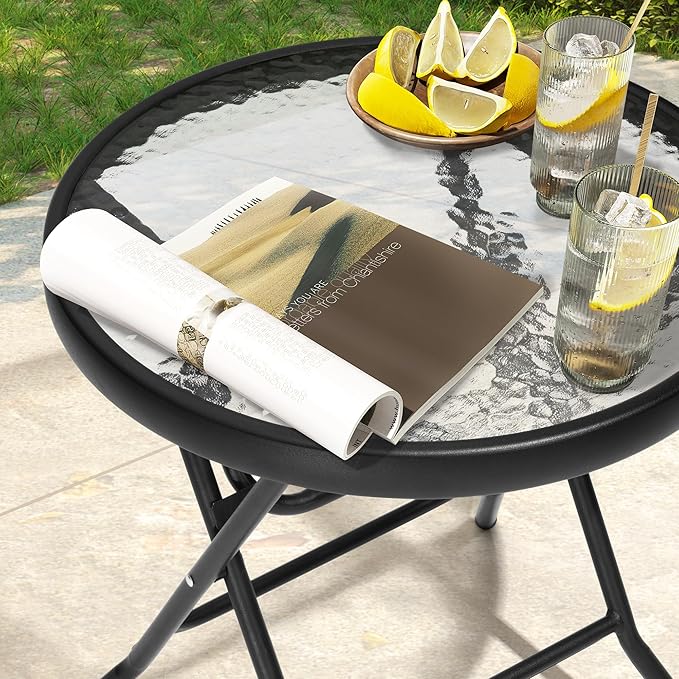 2 Pieces Outdoor Side Table