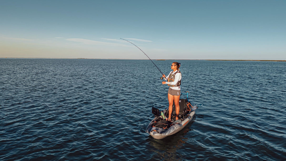 Pelican Catch Mode 110 - Angler Fishing Kayak with Lawnchair seat - 10.5 ft
