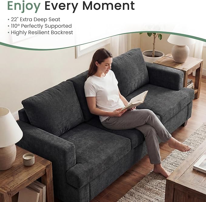 YOUDENOVA Sofa, Modern Comfy Couches
