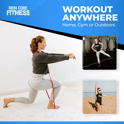 Pull Up Resistance Bands Set of 3 - Pull Up Assistance Bands for Men & Women – Long Exercise Band for Home & Gym - Resistance Band Set for Workout, Calisthenics, Mob, Stretching & Physical Therapy