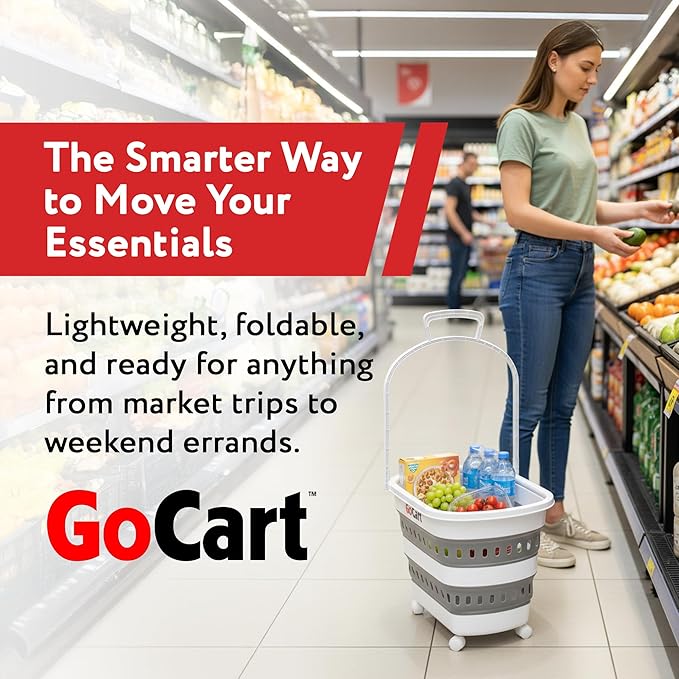 dbest Products Gocart Foldable Shopping Cart