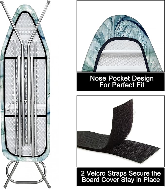 Quick Install Ironing Board Cover 17" x 55" Ironing Board Cover