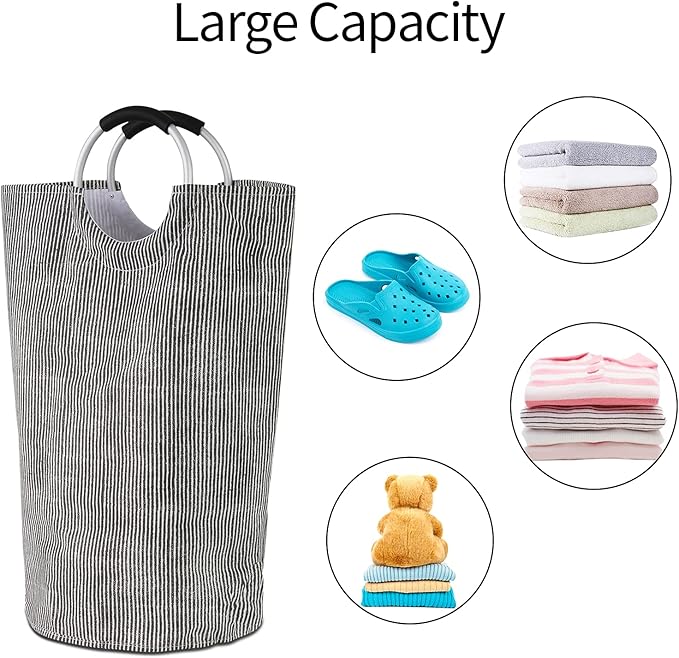 Dalykate Large Laundry Basket 82L Collapsible Oxford Fabric Laundry Hamper
