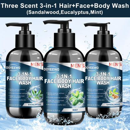 Gifts for Men, Boyfriend, Husband, Dad,Mens Body Wash Bath Gift Set, Cleanses,Hydrates,Nourishes & Soothes Skin,Christmas Gift Stocking Stuffers Secret Santa Birthday Valentines Sweetest Gifts for Him