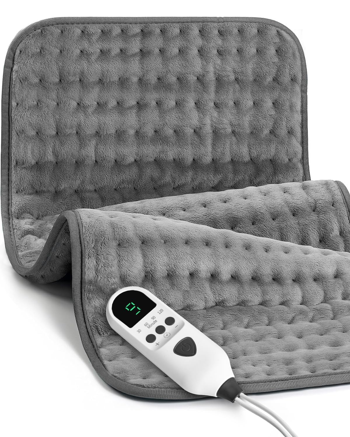 Large Heating Pad for Back 33"x17" Fathers Day Dad Gifts Electric Heating Pad XXL for Neck and Shoulders Pain Relief Moist Dry Heat, 9 Adjustable Heat, Auto Shut-Off Timer, Gifts for Dad Mom