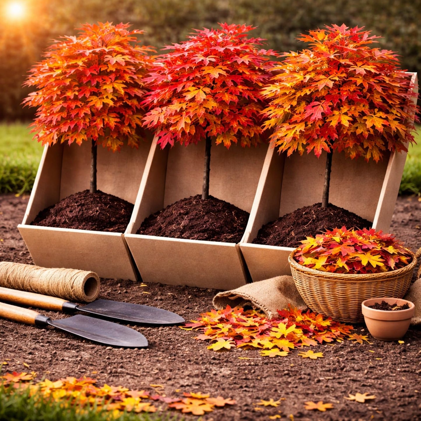 3 Live Pin Oak Trees for Planting – Quercus palustris – Fast Growing Shade Trees – Hardy Landscape Oaks with Beautiful Fall Color (3 Trees)