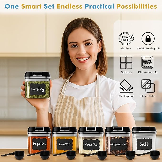 Shazo 6 PC Airtight Food Storage Containers