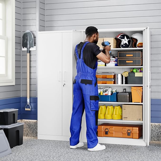 Yizosh Metal Storage Cabinet