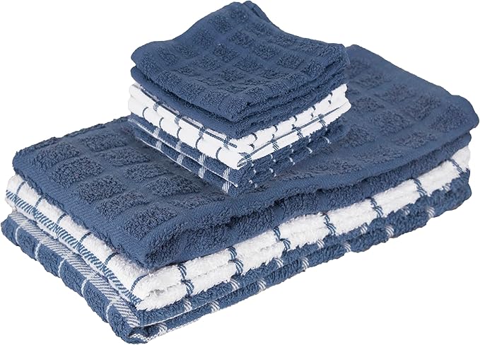 Ritz Premium 3-Pack Kitchen Towel & 6-Pack Dish Cloth Set
