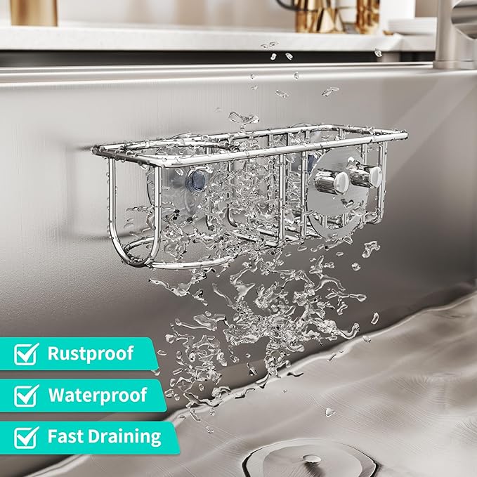 HapiRm Sink Caddy Sponge Holder