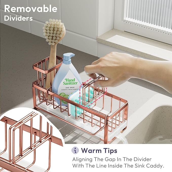 SWTYMIKI Sponge Holder for Kitchen Sink