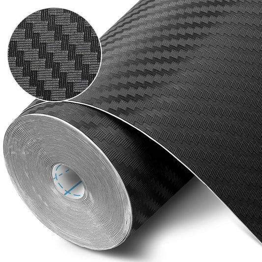 Self-Adhesive Shelf Liner Kitchen Liner, Waterproof Backed Paper Easy Peel and Stick Contact Liner Without Residue for Decor Your Desk Surface, Kitchen Countertops (Black, 11.8 x 59 inches)