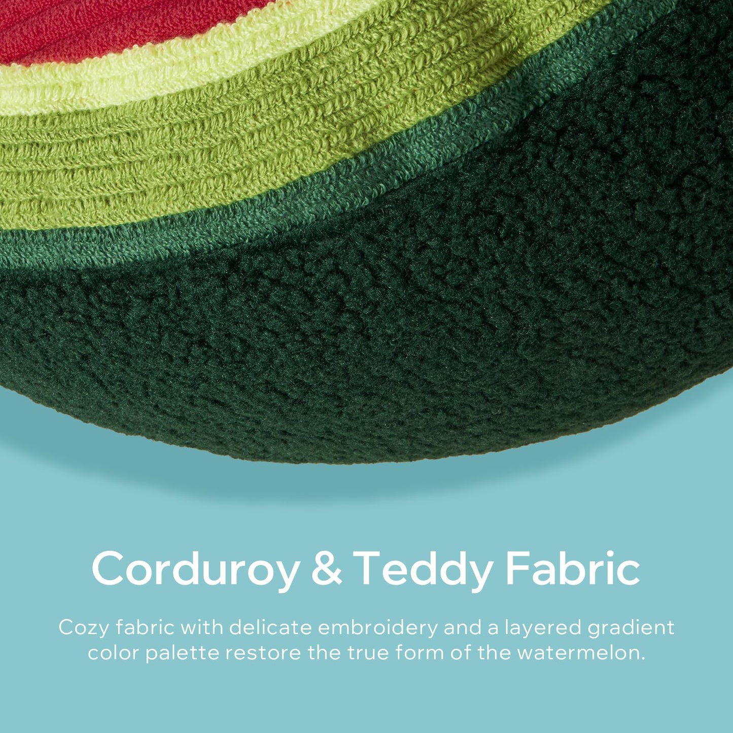 Phantoscope Papaya Shaped Throw Pillow, Fruit Themed Cushion for Couch, Bed and Chair, Pink, 10 x 15 inches