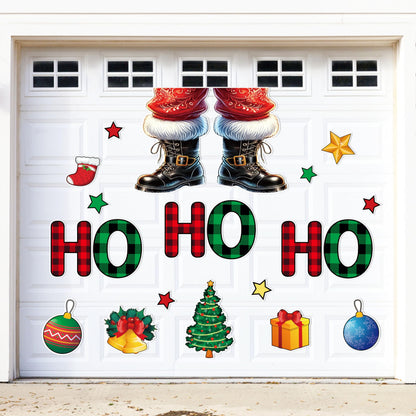 21PCS Christmas Garage Door Decorations Magnets - Santa Merry Xmas Holiday Refrigerator Fridge Kitchen Decor