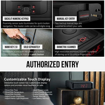 VAULTEK DS2e Smart Station™ Essential Model with Digital Keypad + Auto Open Drawer + Charging Ports