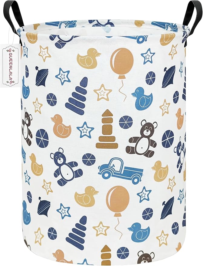 QUEENLALA Large Storage Basket, Laundry Hamper/Bathroom/Home Decor/Collapsible