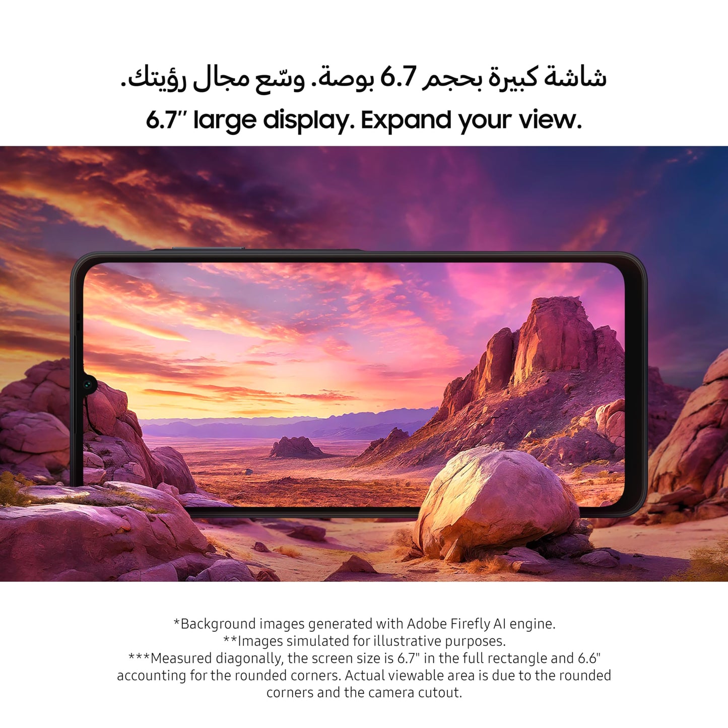 Samsung Galaxy A06 4G 4/64GB Unlocked & Sim free Smartphone Black.