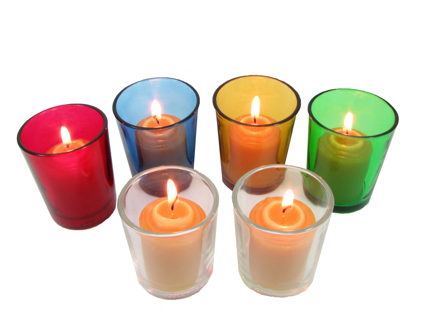 Beeswax Candle Works, 10-Hour Votives (Pack of 24) 100% USA Beeswax
